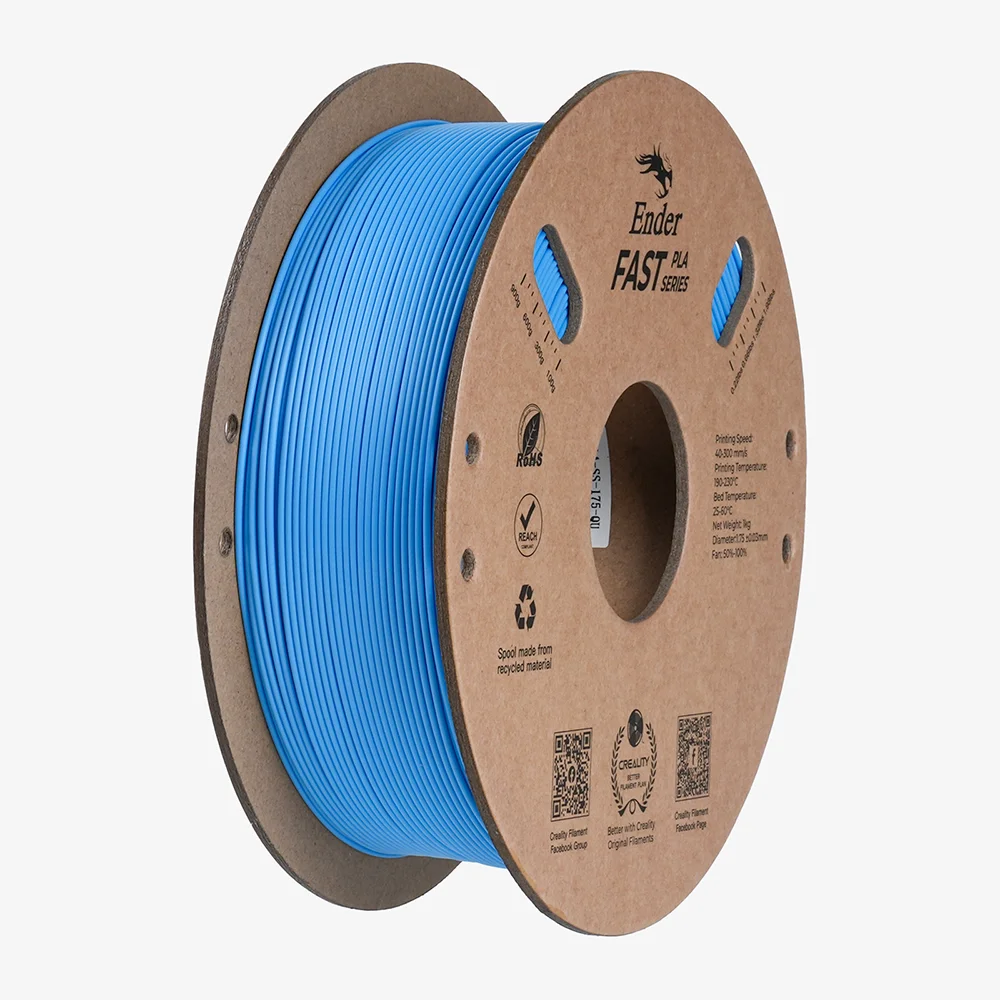 Φωτογραφία προϊόντος: Creality Ender Fast PLA Light Blue 300mm/s 3D Printer Filament 1 kg Spool,1.82