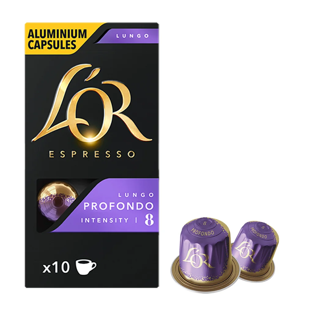 Φωτογραφία προϊόντος: Κάψουλες Espresso LOR Lungo Profondo συμβατές με Μηχανή Nespresso 10τεμ.
