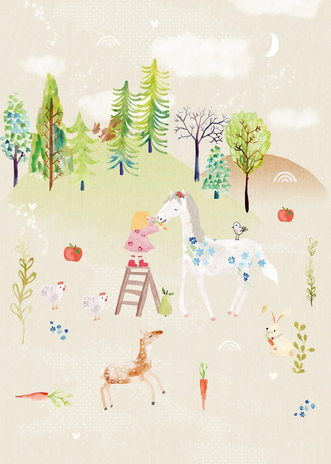 Φωτογραφία προϊόντος: SPITS WALLCOVERIGS Ταπετσαρία BEHANG EXPRESSE KATE & ANTY INK7452-BEH - Digital,NonWoven - 280Μx200Π