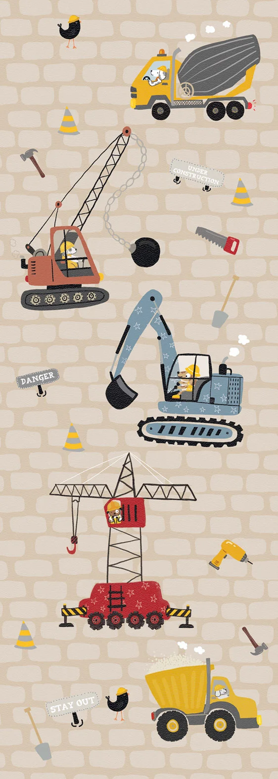 Φωτογραφία προϊόντος: SPITS WALLCOVERIGS Ταπετσαρία SPITS WALLCOVERINGS SAM & LUCA INK8010-SPI - Digital,Non Woven - 280Μx100Π