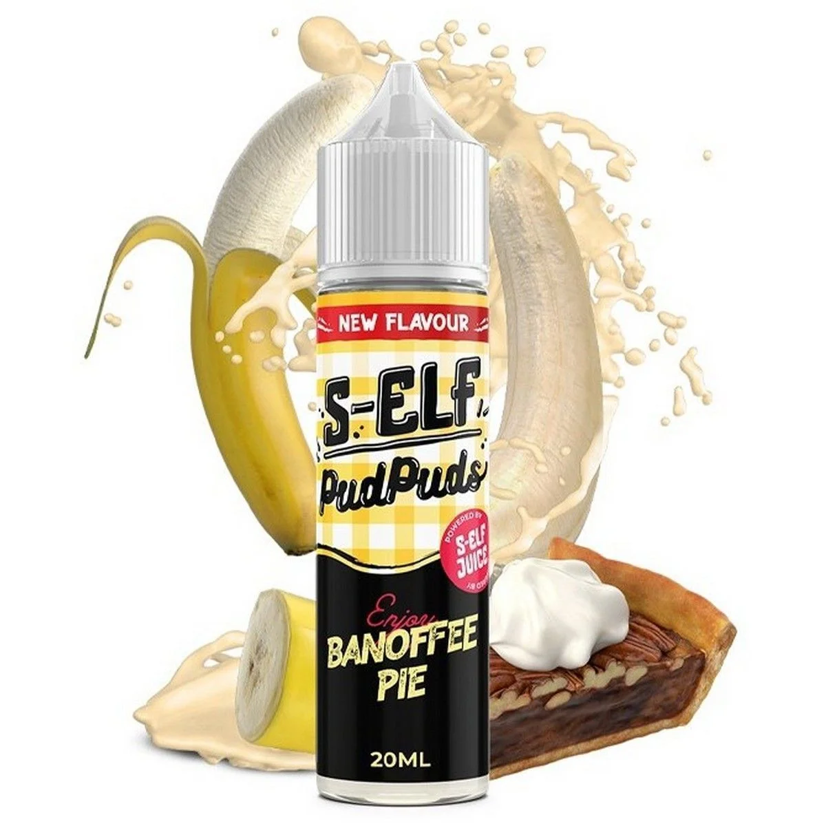 Φωτογραφία προϊόντος: S-Elf Juice Pud Puds Flavour Shot Banofee Pie 20ml/60ml