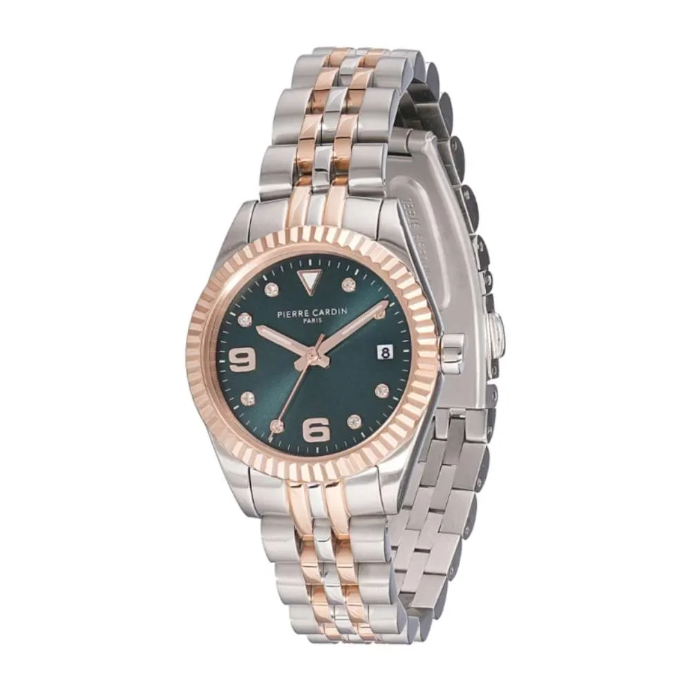 Φωτογραφία προϊόντος: Pierre Cardin Opera rose gold green dial