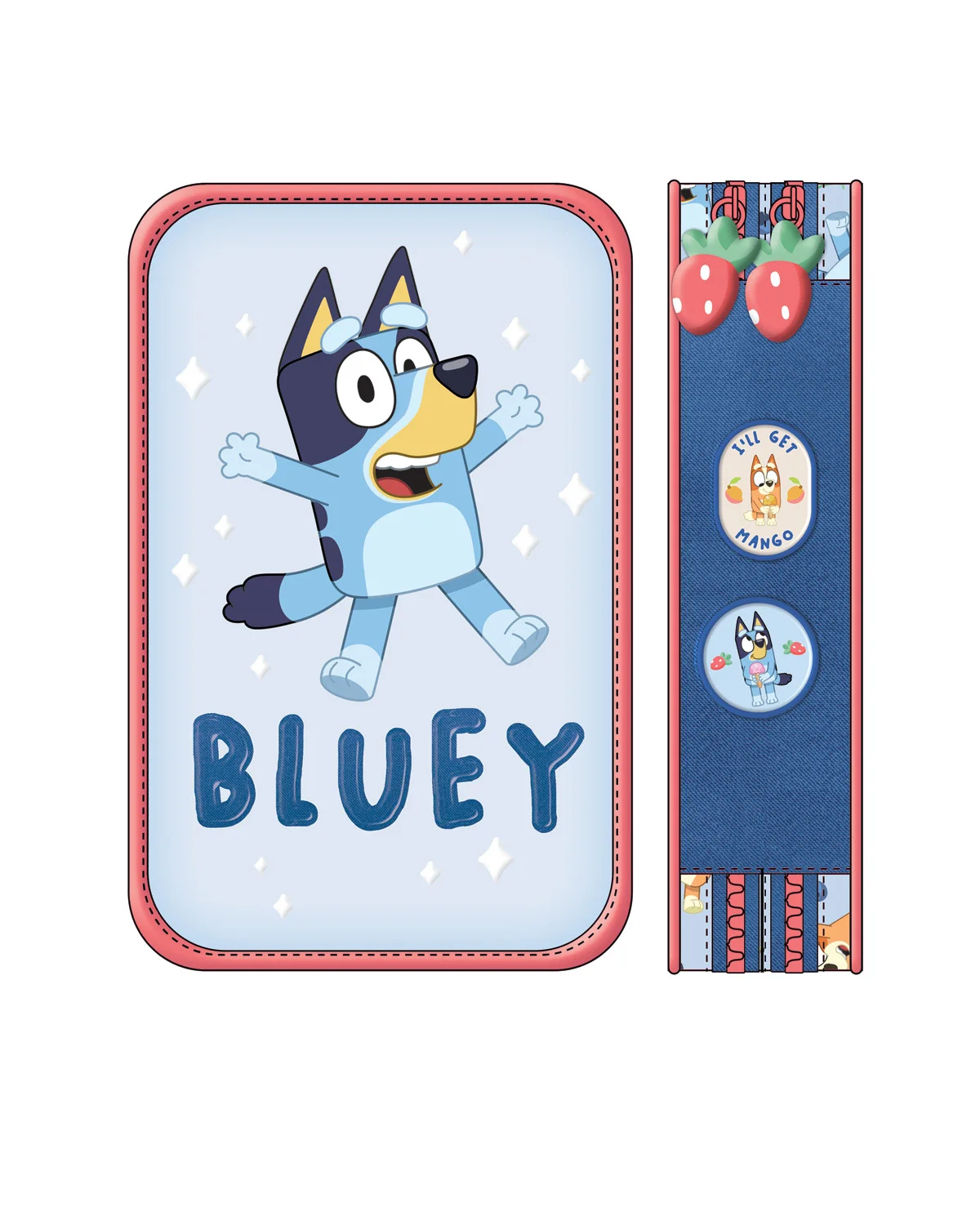 Φωτογραφία προϊόντος: Κασετίνα διπλή Bluey με γραφική ύλη