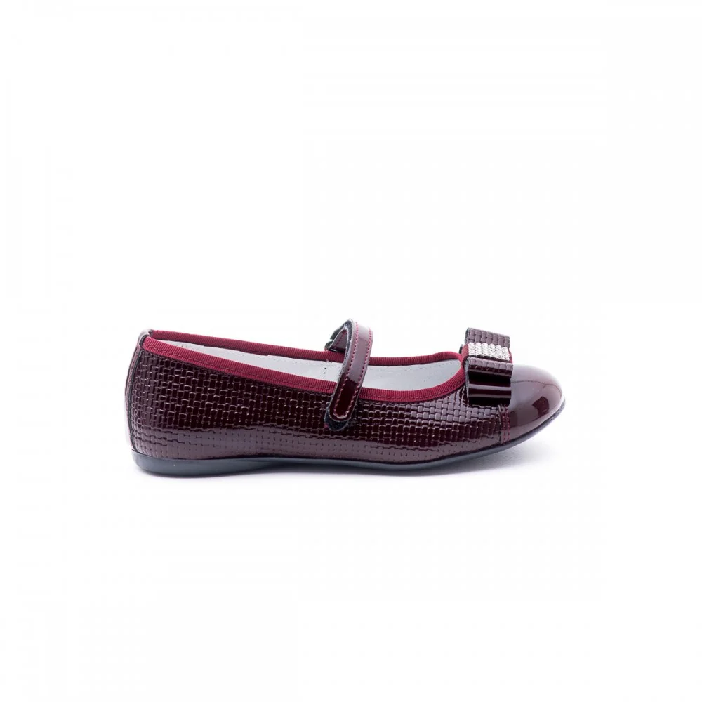 Φωτογραφία προϊόντος: Aby Shoes Καπιτονέ μπορντώ μπαρέτα ABY656B