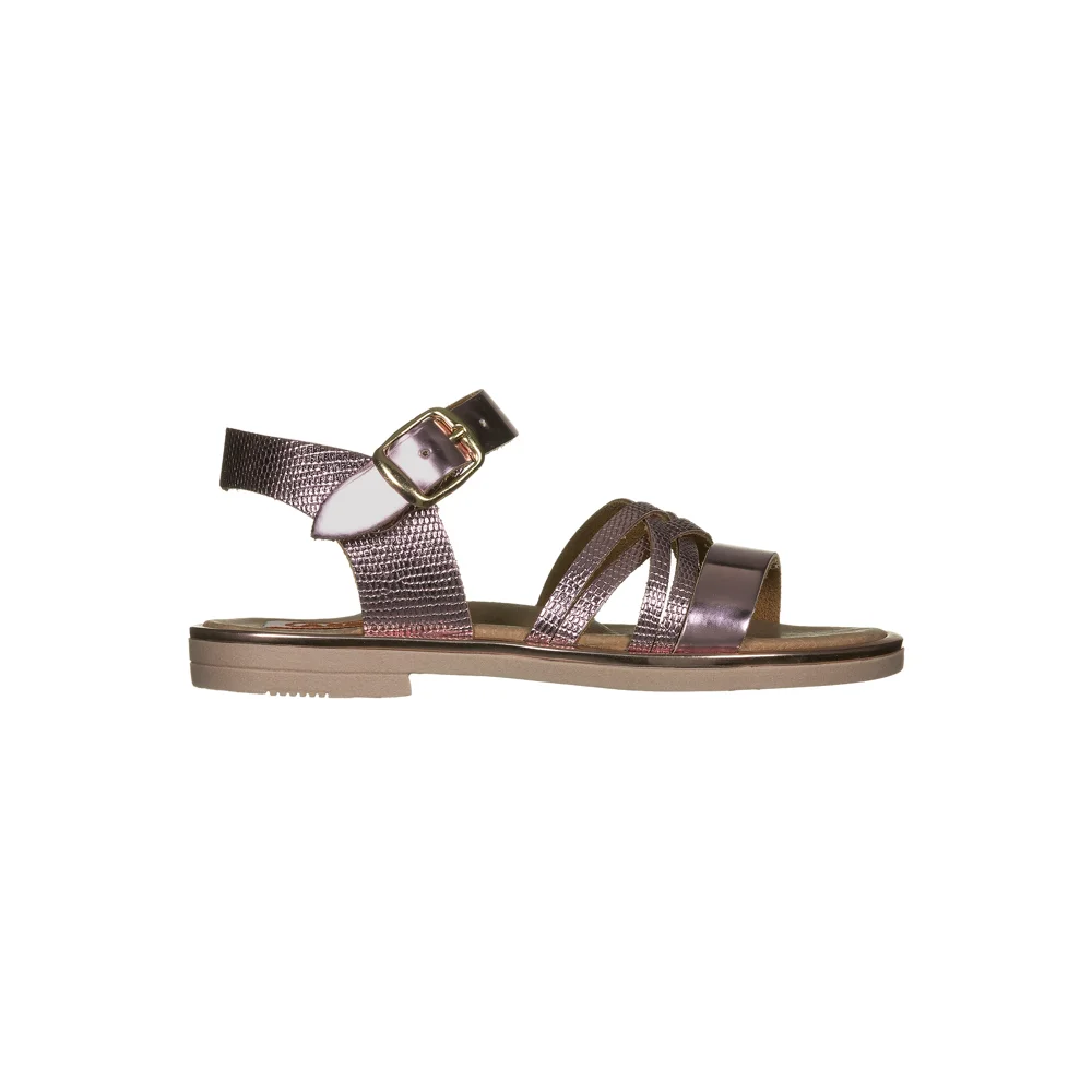 Φωτογραφία προϊόντος: Aby Shoes Παιδικό δερμάτινο πέδιλο ABY 074 ροζ