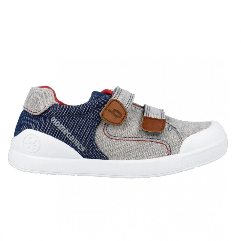 Φωτογραφία προϊόντος: Παιδικό ανατομικό sneaker πάνινο μπλε Biomecanics 242296-B