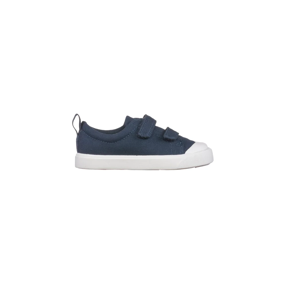 Φωτογραφία προϊόντος: Παιδικό Clarks sneakers πάνινο City Flare Lo T 26141584 Navy Μπλε