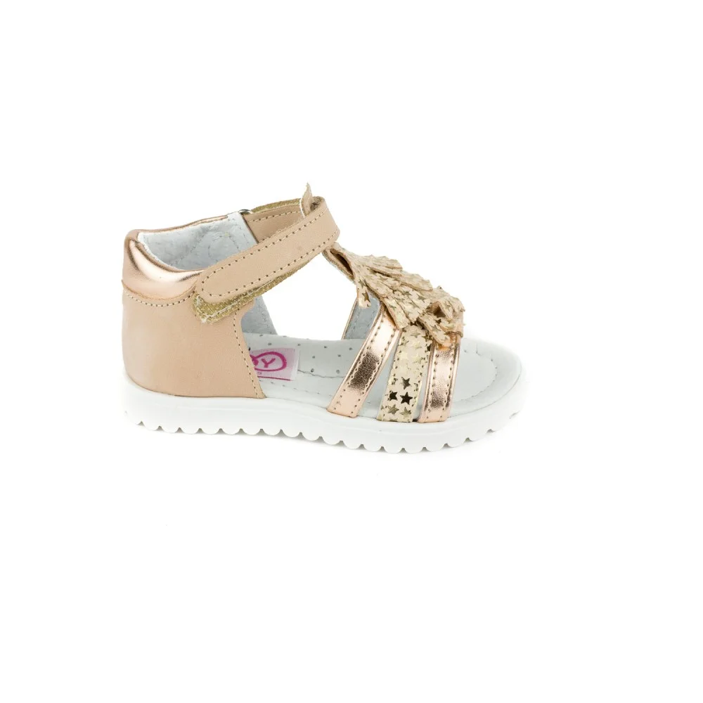 Φωτογραφία προϊόντος: Aby Shoes Δερμάτινο πέδιλο ABY 712 μπεζ