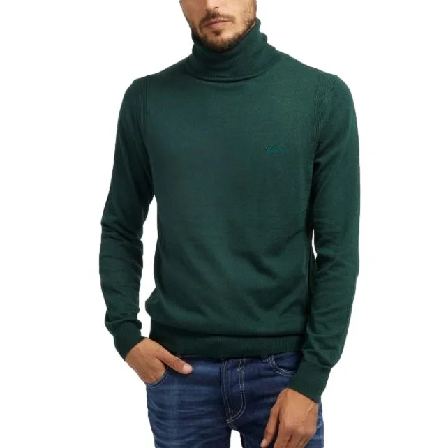 Φωτογραφία προϊόντος: Πουλόβερ turtleneck GUESS percival πράσινο Ανδρικό