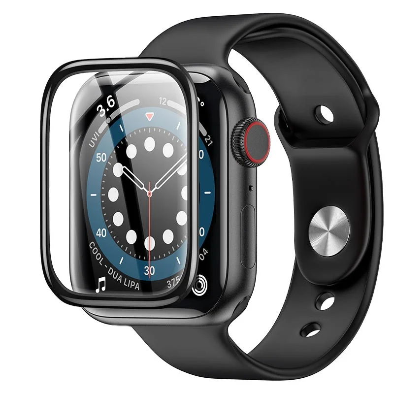 Φωτογραφία προϊόντος: Tempered Glass Hoco A29 0.33mm 9H 3D Hot bending 40mm για iWatch Series4/5/6/SE Μαύρο