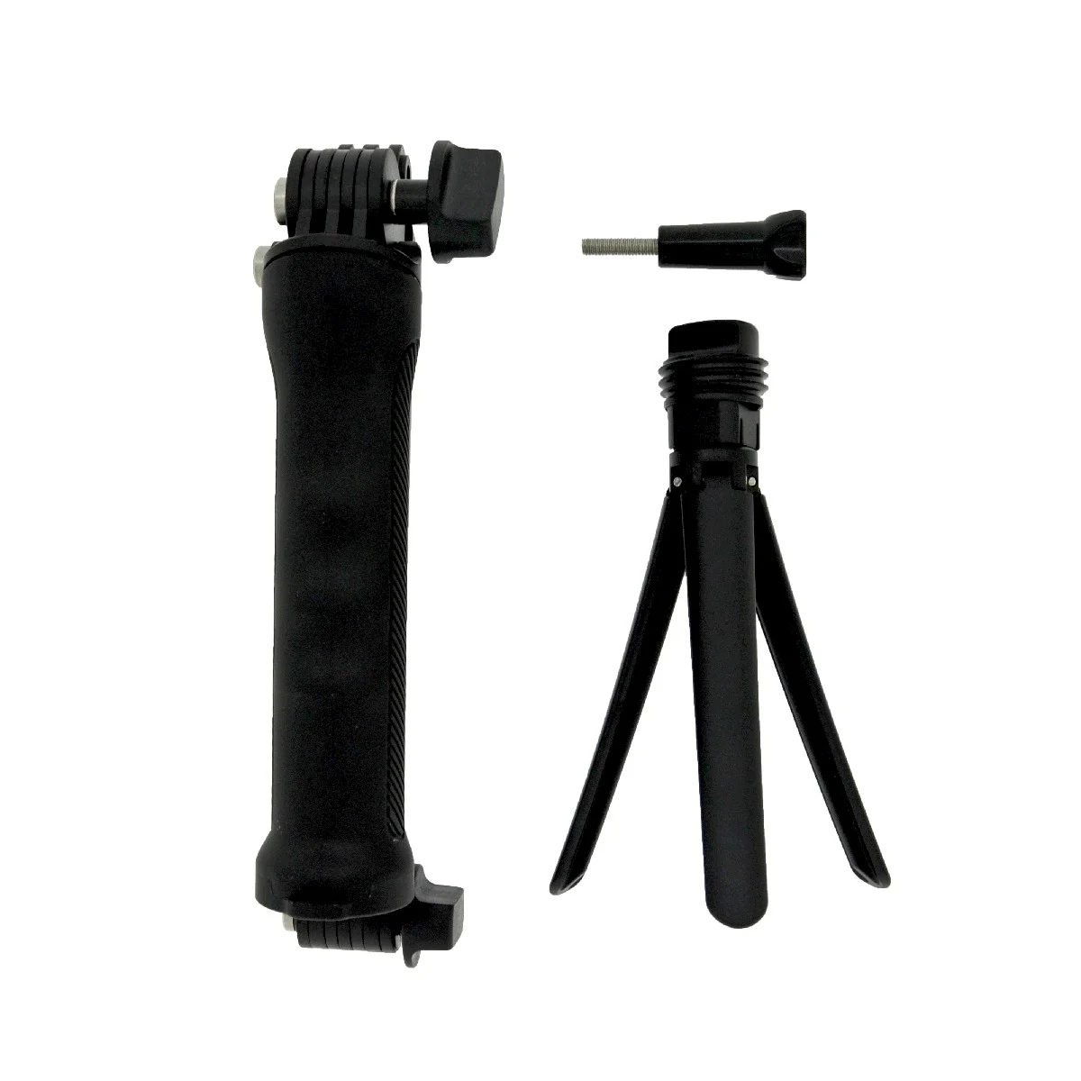 Φωτογραφία προϊόντος: Selfie Stick Monopod LEDISTAR LDX-P4 3-Way για GoPro και Φωτογραφικές Μηχανές Πτυσσόμενο Μαύρο (Μήκος Κονταριού 18cm, Μήκος Ανοίγματος 51cm)
