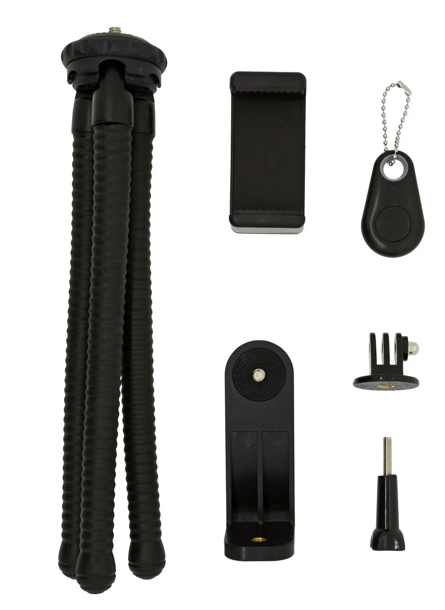 Φωτογραφία προϊόντος: Selfie Stick Tripod Bluetooth LEDISTAR LDX-666 Suit για Φωτογραφικές Μηχανές και Κινητά Τηλέφωνα. Μαύρο Μήκος: 25cm