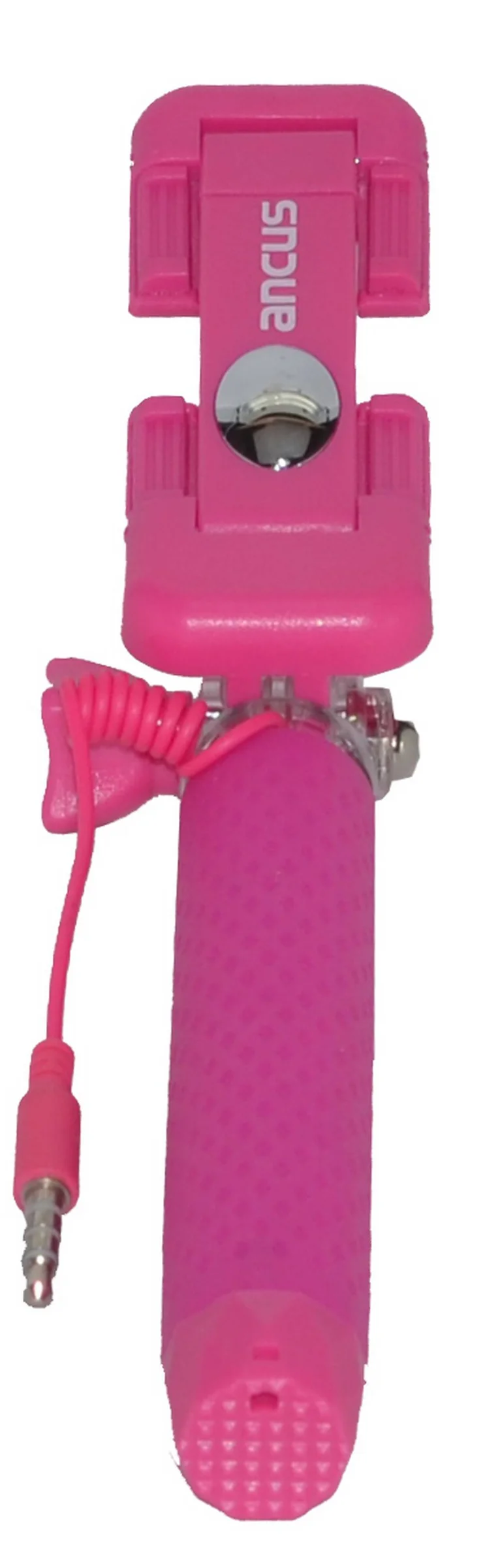 Φωτογραφία προϊόντος: Selfie Stick Ancus Colour Μώβ με Καλώδιο Jack 3.5mm (Μήκος Κονταριού 13.5cm, Μήκος Ανοίγματος 65cm)