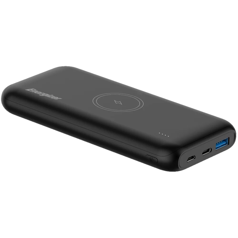 Φωτογραφία προϊόντος: Power Bank Energizer Energizer QE10009PQ 10000mAh PD20W με 1xUSB-C 1xUSB-A Ασύρματη Φόρτιση 15W και LED Ένδειξη Μπαταρίας Μαύρο