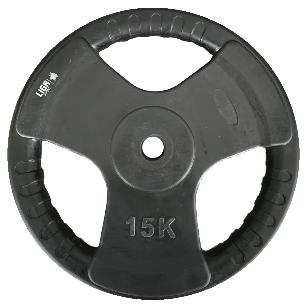 Φωτογραφία προϊόντος: LIGA SPORT RUBBER WEIGHT LIFTING PLATE 15kg (28MM) LIGASPORT