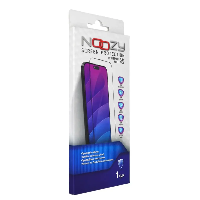 Φωτογραφία προϊόντος: Tempered Glass Noozy Full Face Resistant Flex 9H για Samsung SM-M156 Galaxy M15 5G
