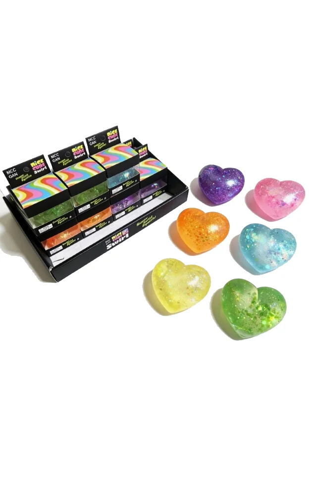 Φωτογραφία προϊόντος: Regalis Squishy Heart Glitter Antistress (Τυχαίο Χρώμα) 1τμχ