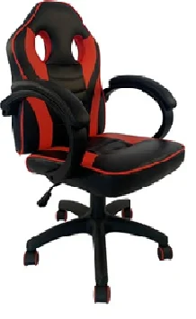 Φωτογραφία προϊόντος: VELCO Pro Systems ΚΑΡΕΚΛΑ ΓΡΑΦΕΙΟΥ GAMING ΜΑΥΡΗ-ΚΟΚΚΙΝΗ- ΕΠΙΦΑΝΕΙΑ PU & TEXT