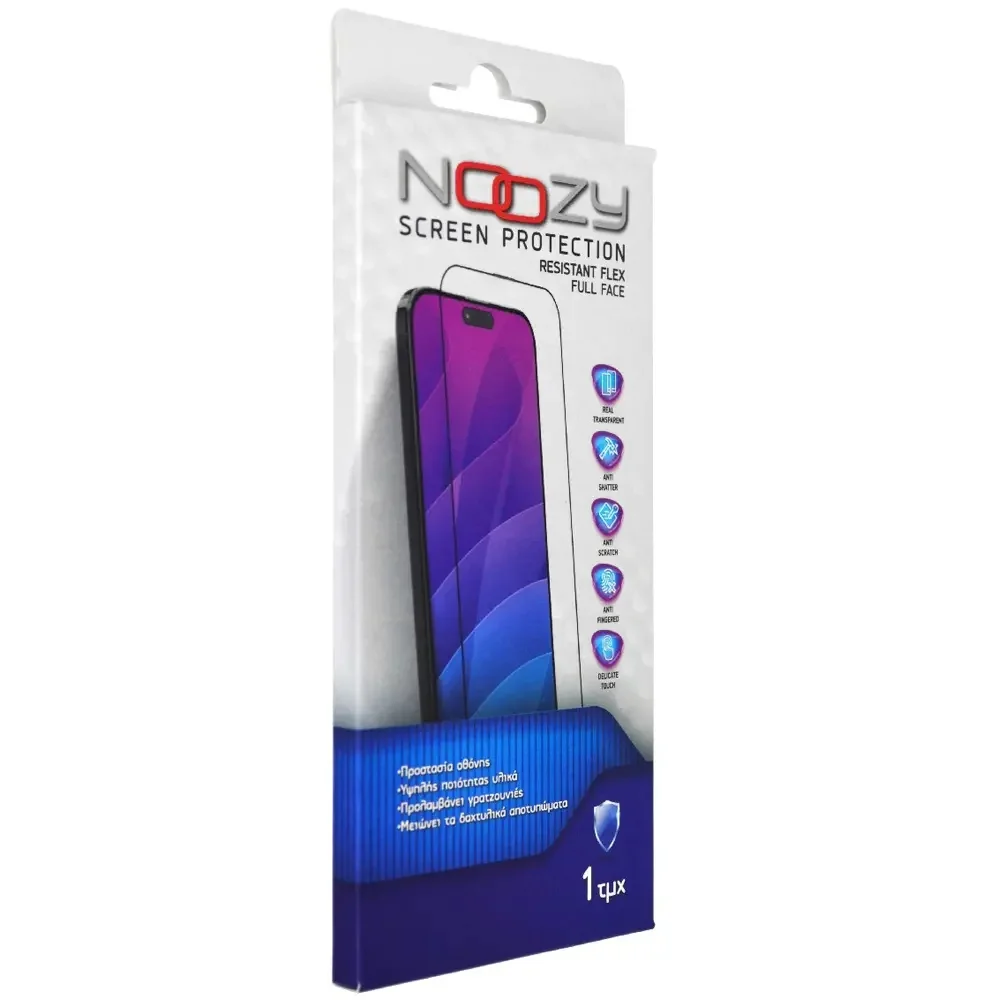 Φωτογραφία προϊόντος: Tempered Glass Noozy Full Face Resistant Flex 9H για Xiaomi Poco F8 Ultra 5G