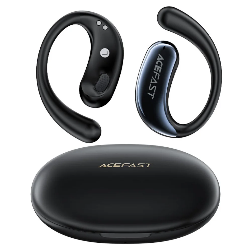 Φωτογραφία προϊόντος: Wireless Earphones Hands Free Acefast FA005 TWS Ultra Thin v5.4 400mAh 20hr Λειτουργίας ENC IPX4 Μαύρα