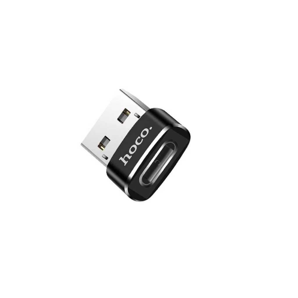 Φωτογραφία προϊόντος: Αντάπτορας Hoco UA6 USB σε USB-C Μαύρο