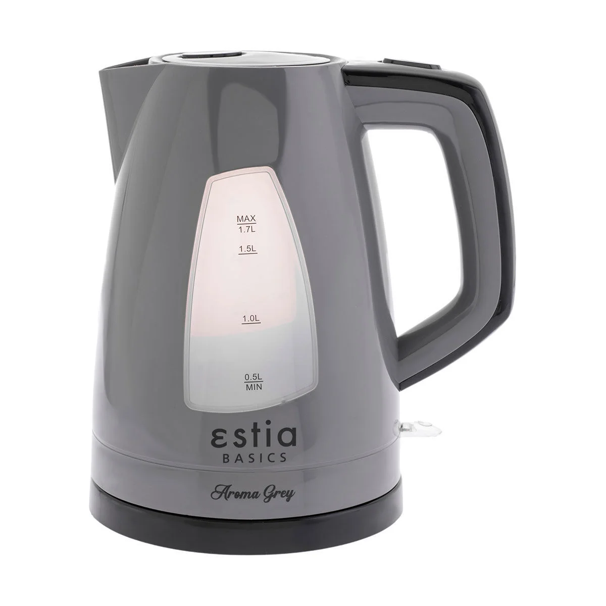 Φωτογραφία προϊόντος: ESTIA ΒΡΑΣΤΗΡΑΣ AROMA GREY ΠΛΑΣΤΙΚΟΣ 2200w 1.7lt ΓΚΡΙ