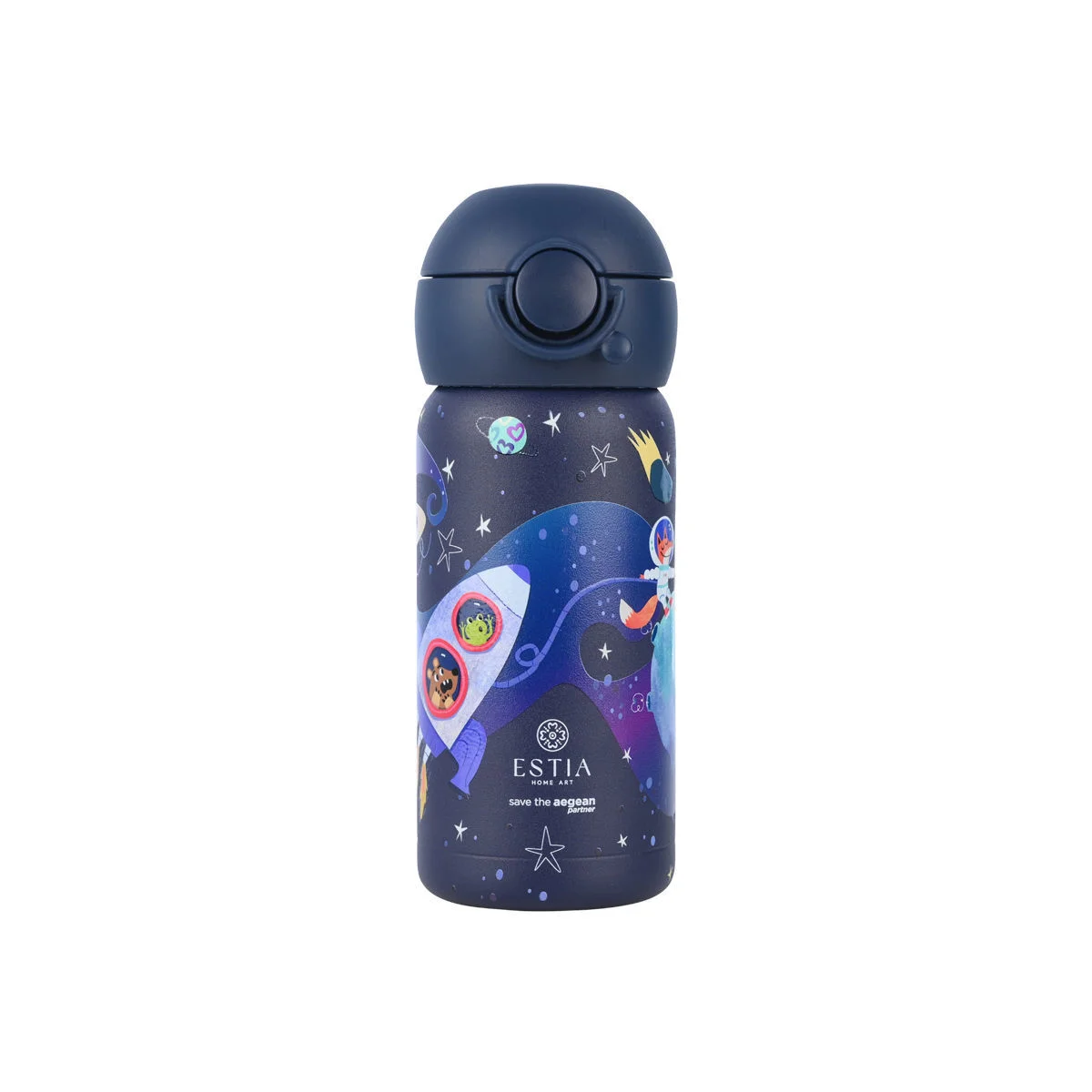 Φωτογραφία προϊόντος: ESTIA ΘΕΡΜΟΣ ΠΑΙΔΙΚΟ WONDER BOTTLE SAVE THE AEGEAN 350ml SOLAR JUMP