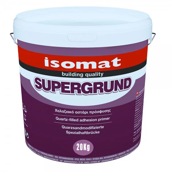 Φωτογραφία προϊόντος: ISOMAT SUPERGRUND Αστάρι για τη δημιουργία αδρότητας 20 kgr