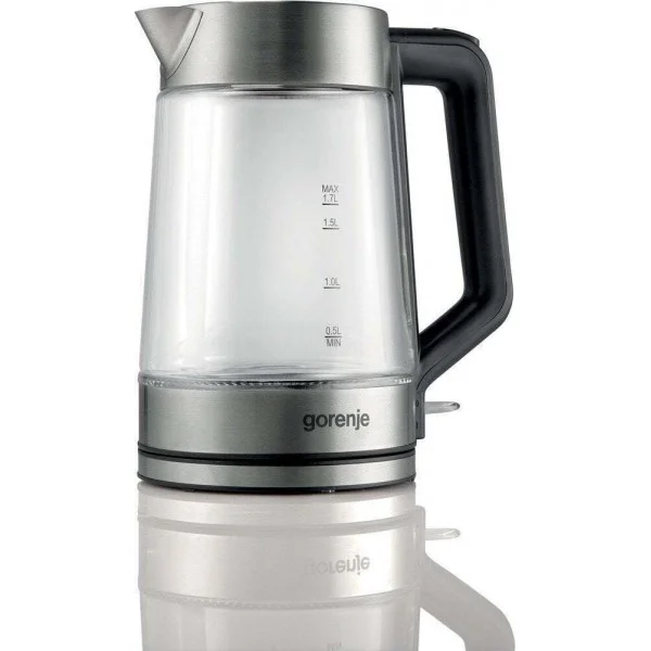 Φωτογραφία προϊόντος: Gorenje Βραστήρας 1.7lt 2200W Ασημί-Γυαλί K17GED 739182