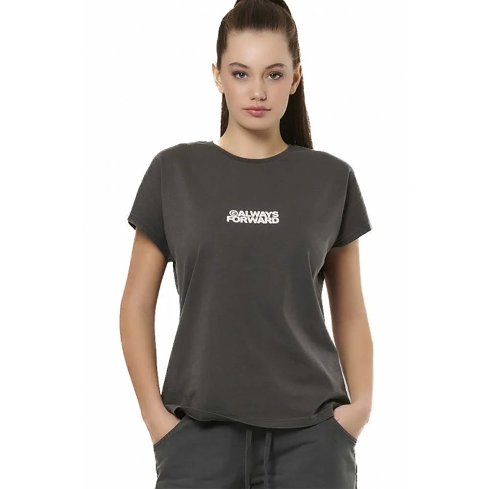 Φωτογραφία προϊόντος: Body Action Women's Natural Dye Oversized T-Shirt Ανθρακί 051522-03F (Body Action)