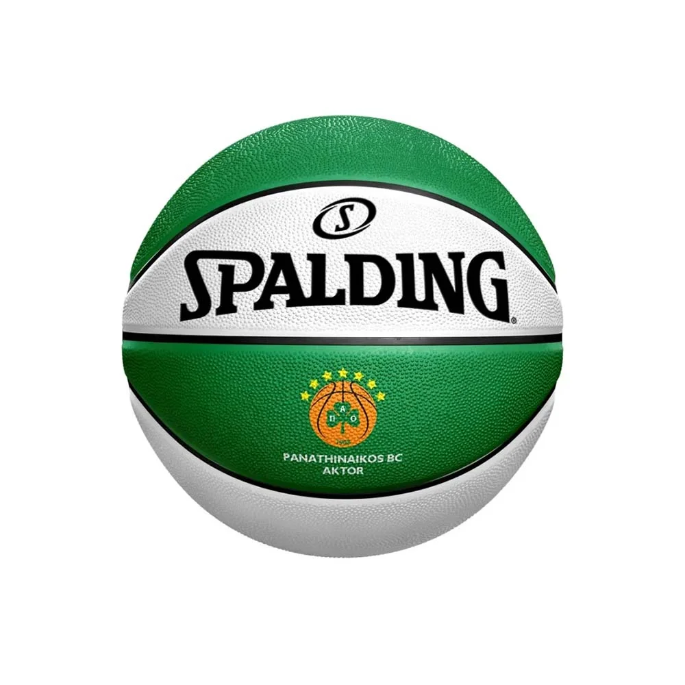 Φωτογραφία προϊόντος: Spalding Adult Euroleague Panathinaikos BC Size 7 Basket Ball Άσπρο - Πράσινο 85-303Z1 (Spalding)