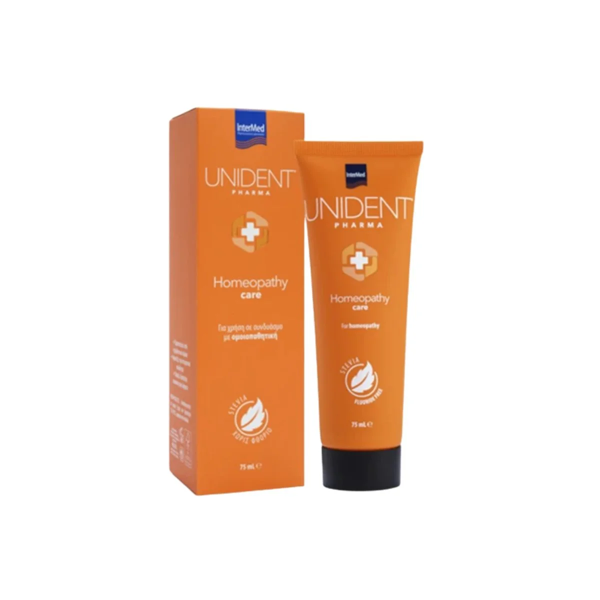 Φωτογραφία προϊόντος: Intermed,Intermed Oral Care Adults Intermed Unident Pharma Homeopathy Care Οδοντόκρεμα Κατάλληλη για Ομοιοπαθητική 75ml