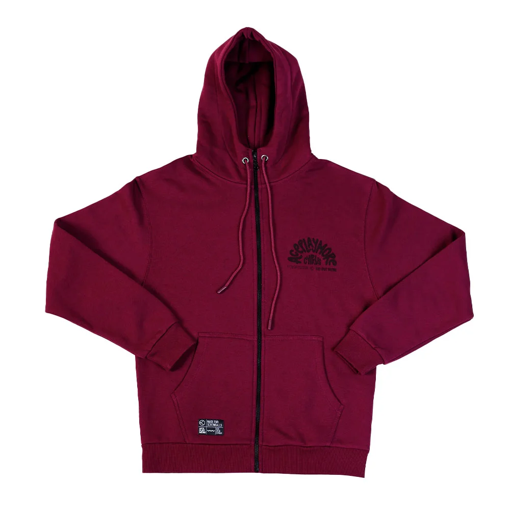 Φωτογραφία προϊόντος: Ace Play More Aceplaymore Sunset Unisex Zip Hoodie Burgundy
