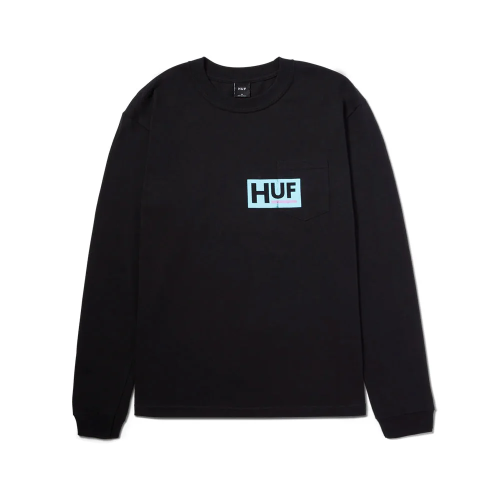 Φωτογραφία προϊόντος: HUF Busy LS Pocket Tee Black