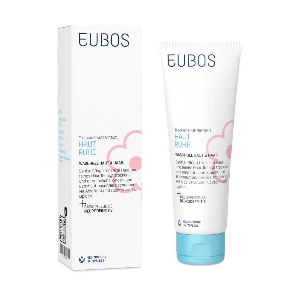 Φωτογραφία προϊόντος: EUBOS Dry Skin Children Cleansing Gel - Υγρό Kαθαρισμού Για Δέρμα & Μαλλιά (125ml)