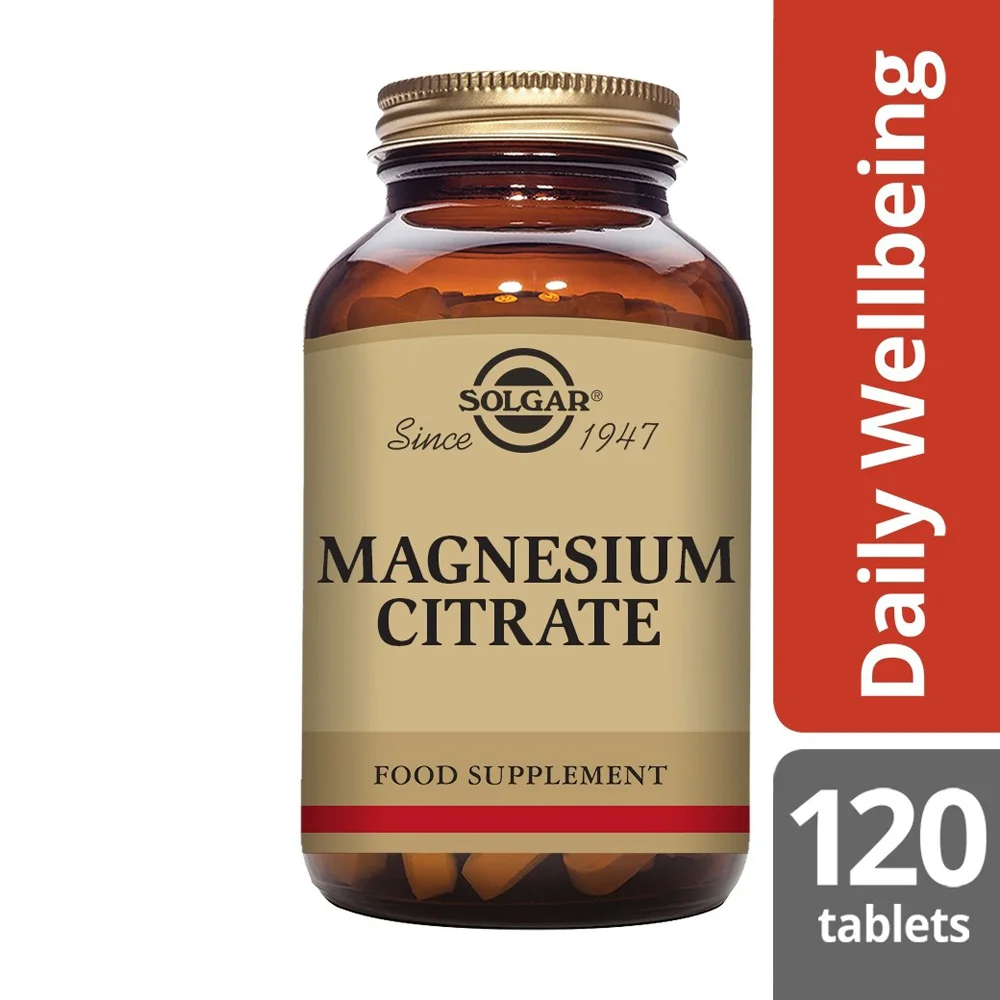 Φωτογραφία προϊόντος: SOLGAR Magnesium Citrate 200mg 120tabs