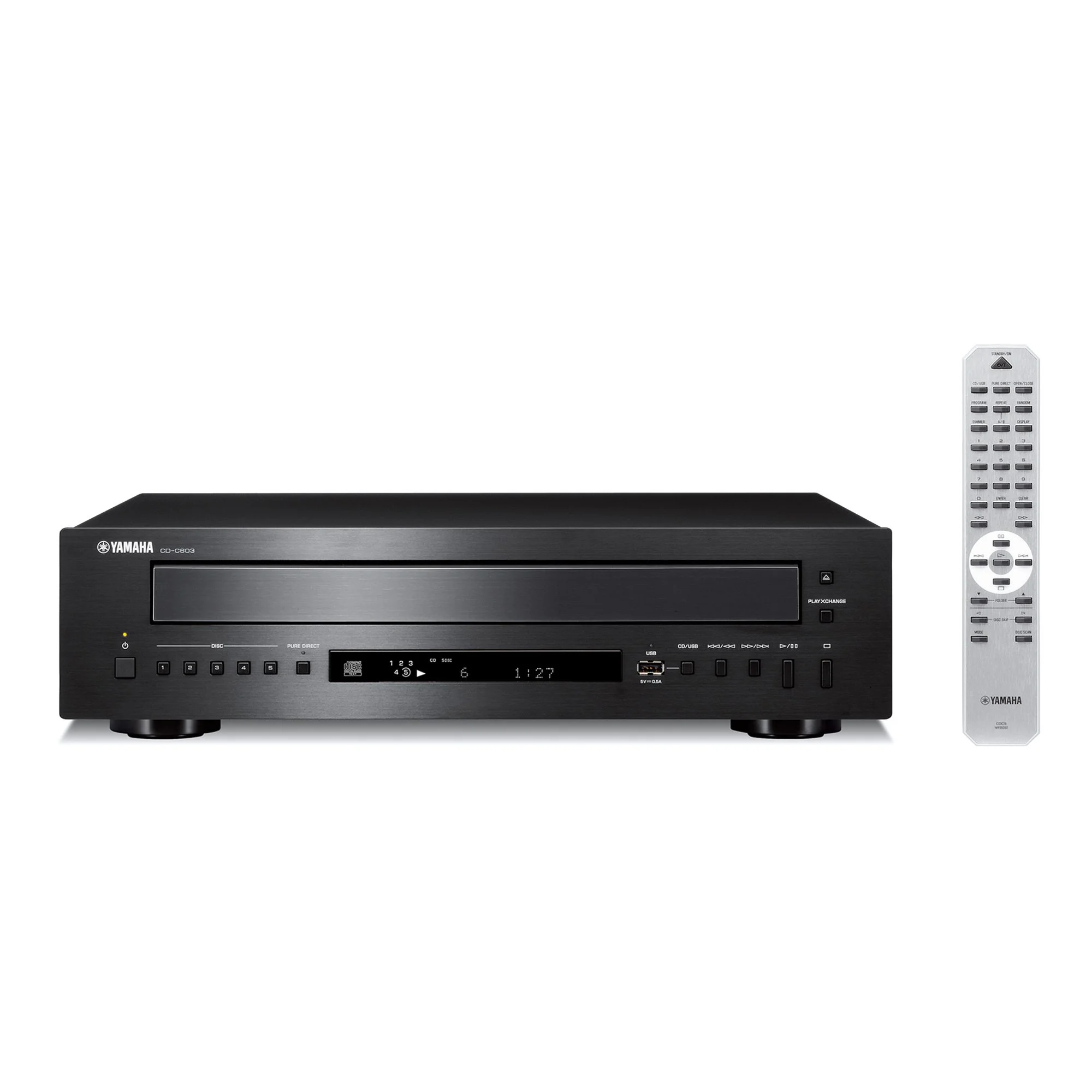 Φωτογραφία προϊόντος: YAMAHA CD-C603 | CD Player Πολλαπλών Δίσκων Black
