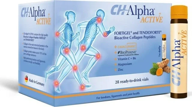 Φωτογραφία προϊόντος: VivaPharm CH Alpha Active Συμπλήρωμα Διατροφής Για Δυνατούς Τένοντες & Συνδέσμους 28x30ml