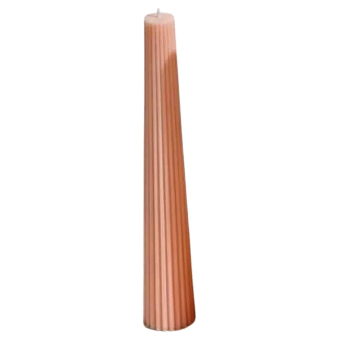 Φωτογραφία προϊόντος: Luxury Candles, Χειροποίητο 060105EPNK Luxury Candles Χειροποίητη αρωματική λαμπάδα Earth ροζ 22.5εκ