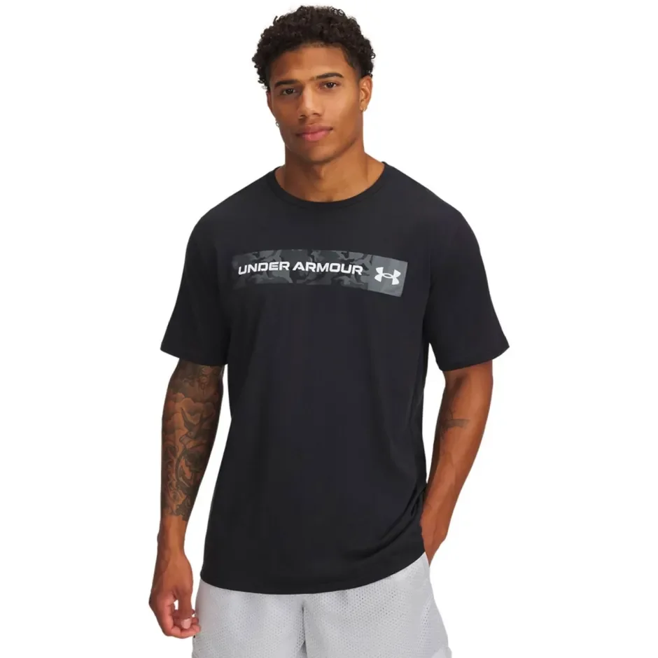 Φωτογραφία προϊόντος: Under Armour Ανδρικό T-shirt Camo Chest Stripe 1376830-002 Μαύρo