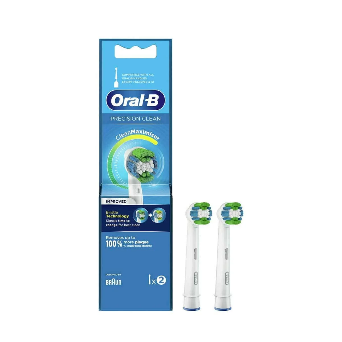 Φωτογραφία προϊόντος: Medipharmacy Oral-B Pro Precision Clean Ανταλλακτικές Κεφαλές για Ηλεκτρική Οδοντόβουρτσα 2 τμχ