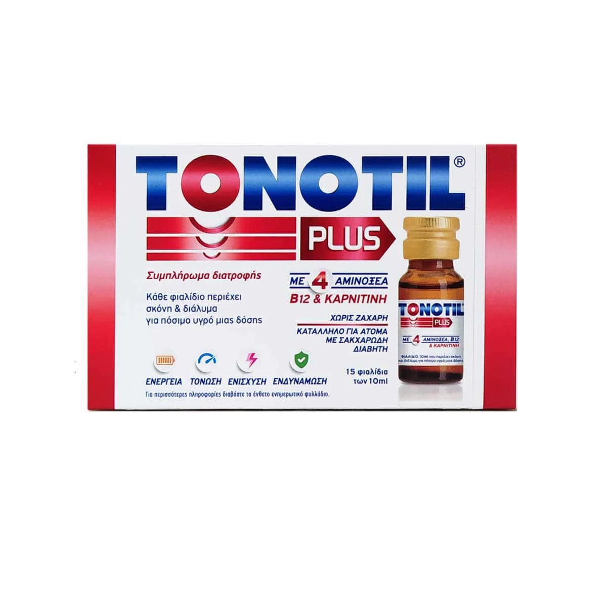 Φωτογραφία προϊόντος: Medipharmacy Tonotil plus 15 amp x 10 ml