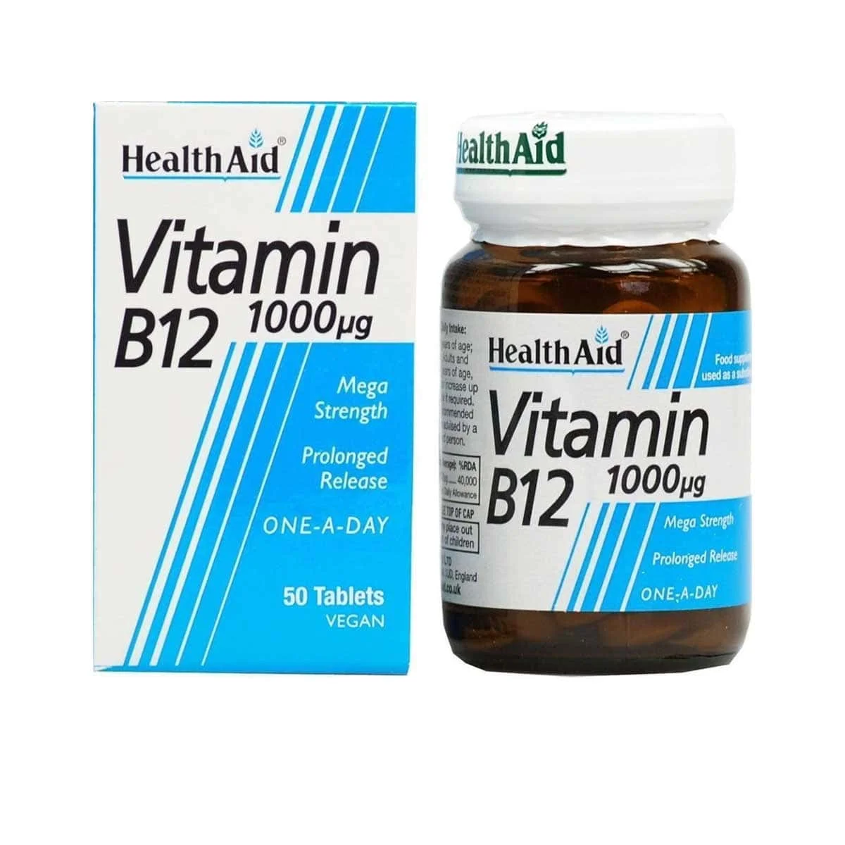 Φωτογραφία προϊόντος: Medipharmacy Health Aid Vitamin B12 1000 mg 50 ταμπλέτες