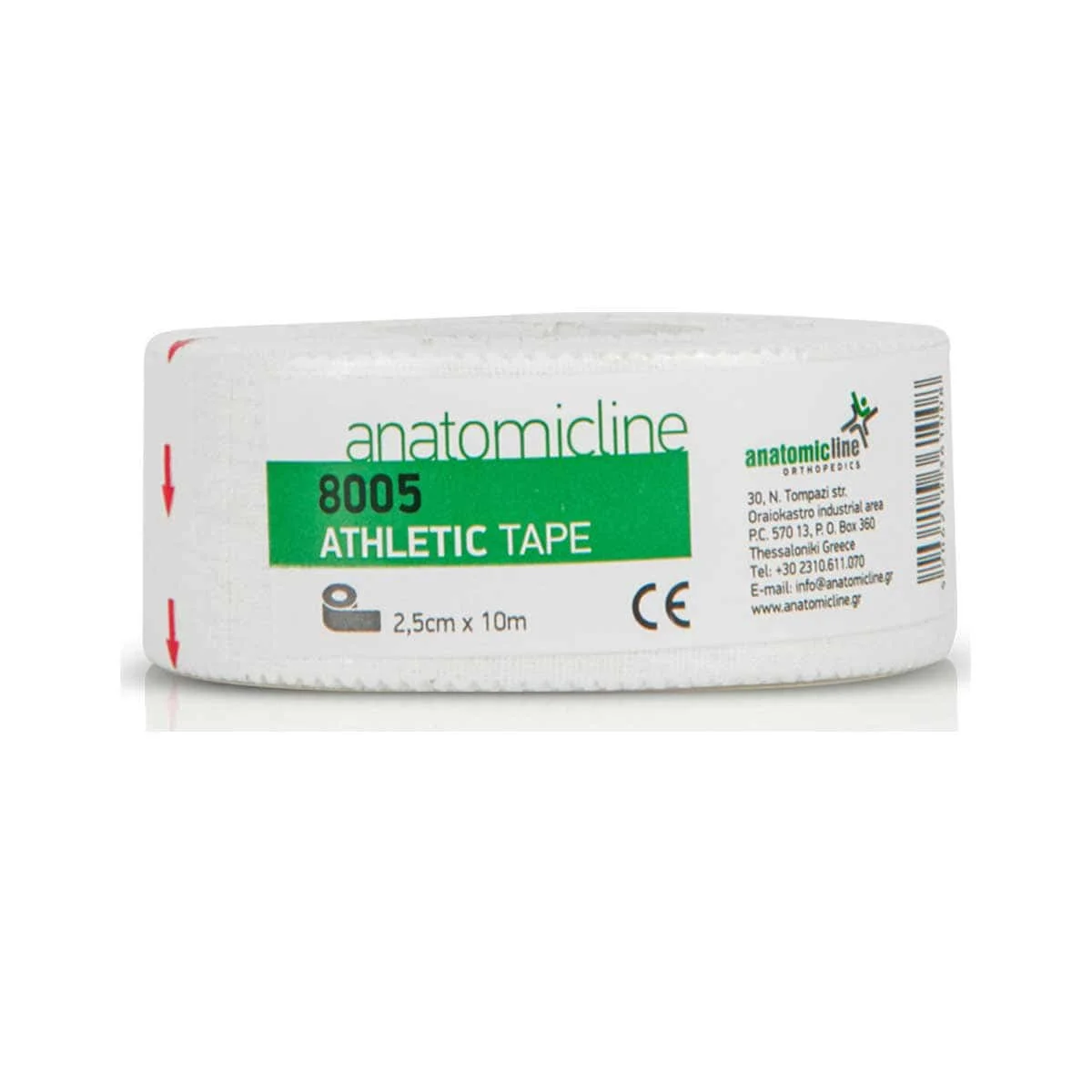 Φωτογραφία προϊόντος: Medipharmacy Anatomic Line 8005 Αυτοκόλλητη Αθλητική Ταινία 2.5 cm x 10 m