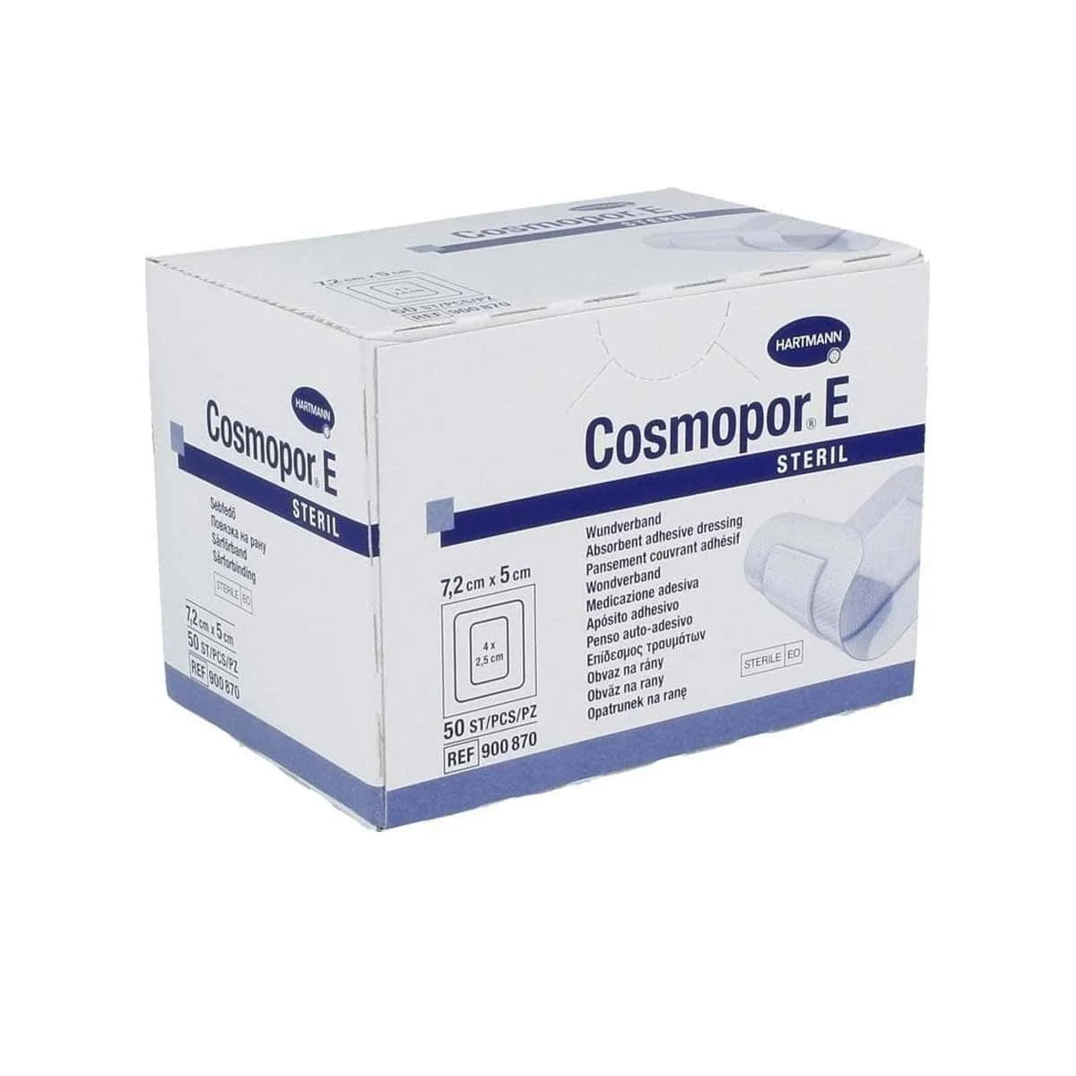 Φωτογραφία προϊόντος: Medipharmacy Hartmann Cosmopor E Αποστειρωμένα Αυτοκόλλητα Επιθέματα 7.2 cm x 5 cm 50 τμχ