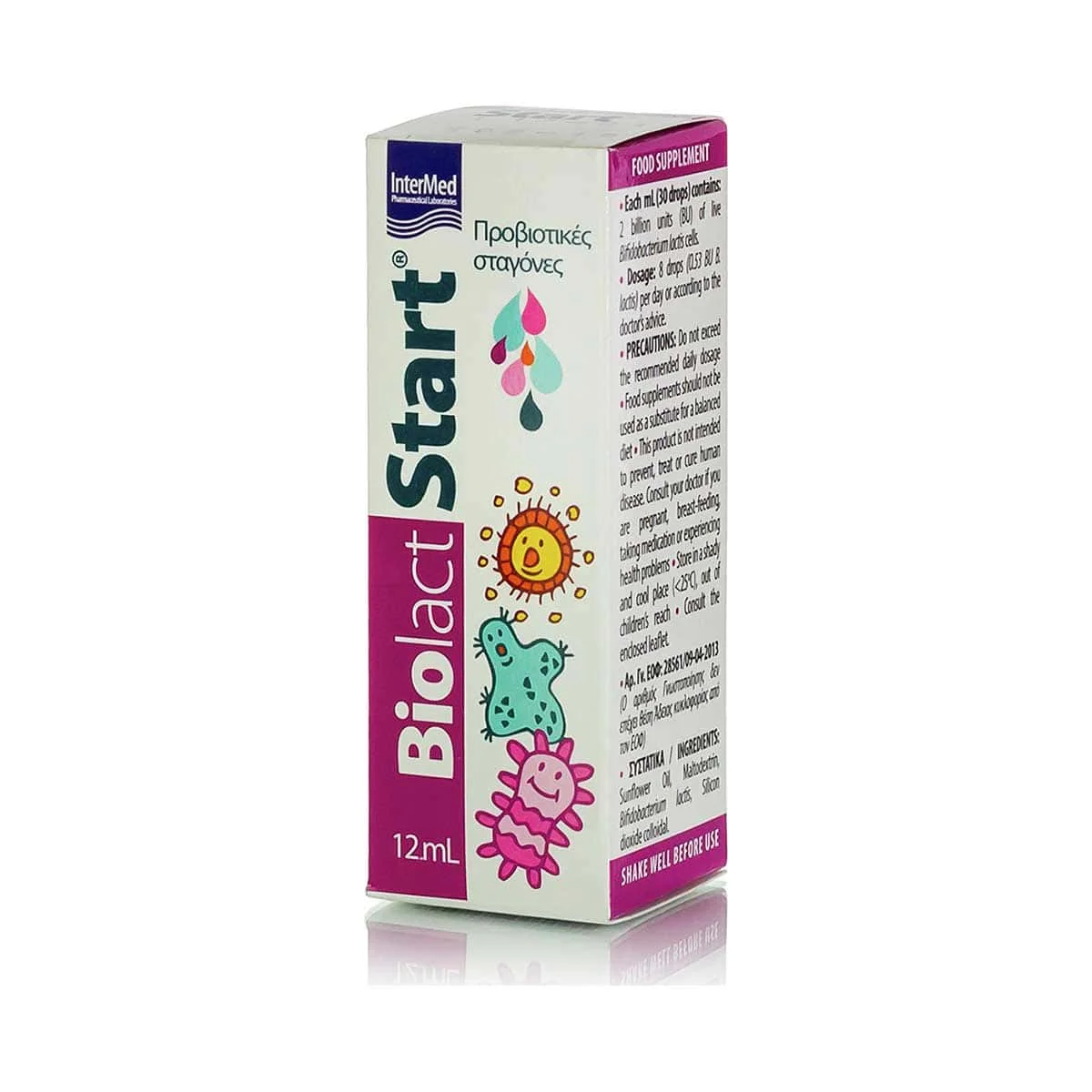Φωτογραφία προϊόντος: Medipharmacy Intermed Biolact Start Drops 12 ml