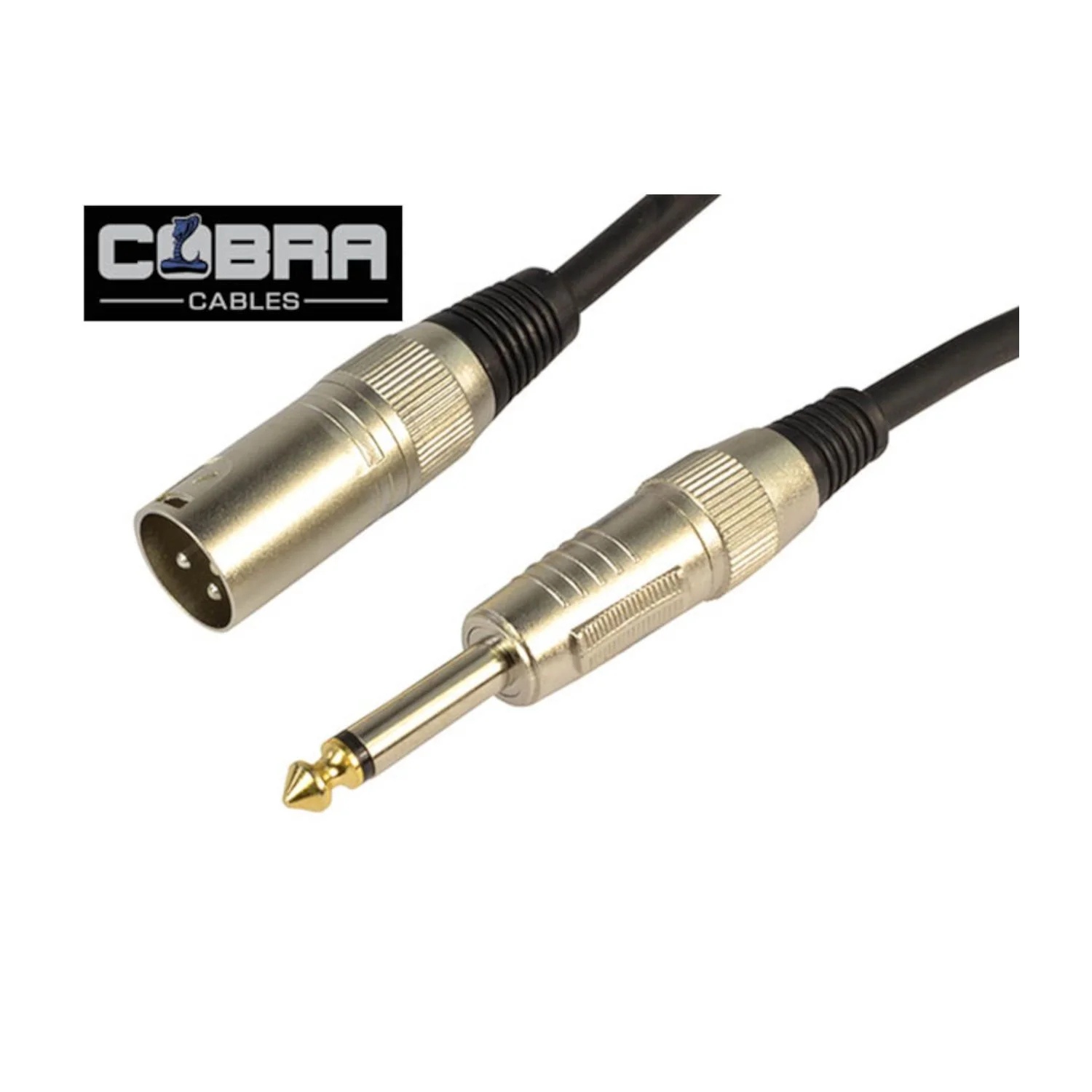 Φωτογραφία προϊόντος: Cobra Pro XLR Male / 6.35mm Mono Jack Male cable | 0.1m (CL021-001)
