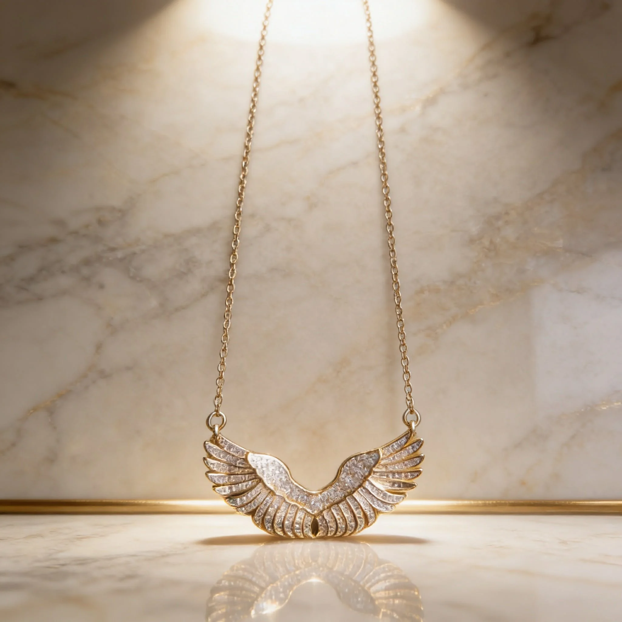 Φωτογραφία προϊόντος: LAVORE Angel Wings Sparkle Necklace