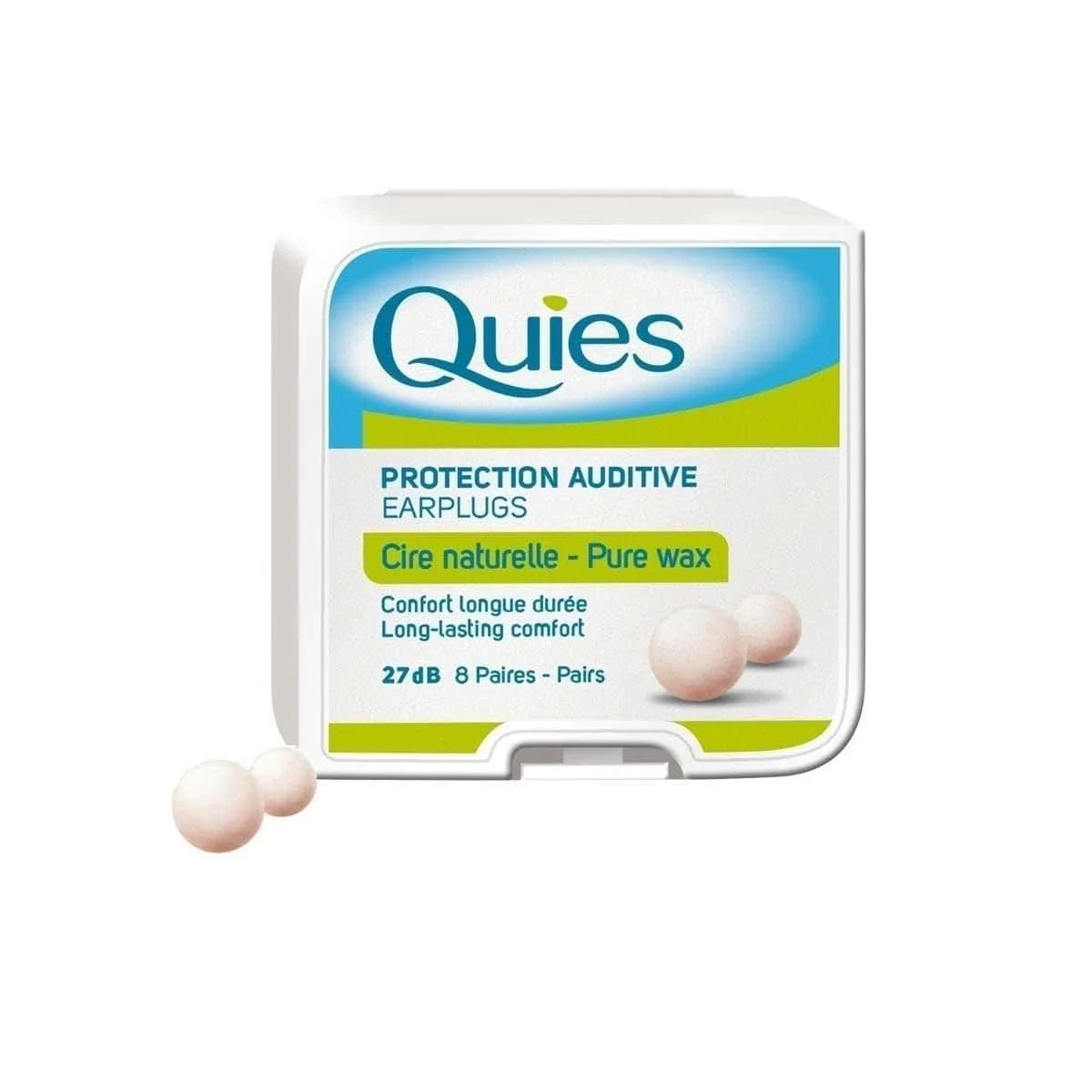 Φωτογραφία προϊόντος: Medipharmacy Quies Pure Wax Ωτοασπίδες Κεριού σε Λευκό Χρώμα 16 τμχ