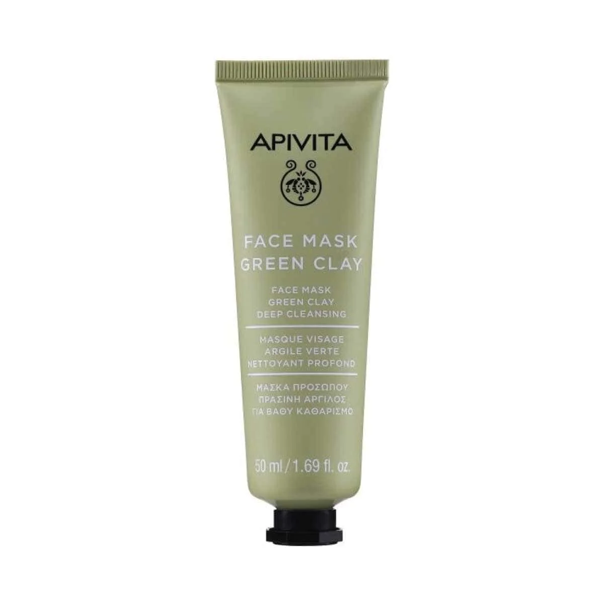 Φωτογραφία προϊόντος: Medipharmacy Apivita Face Mask για Βαθύ Καθαρισμό με Πράσινη Άργιλο 50 ml